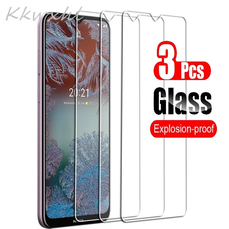 3PCS Tempered Glass For Nokia 1.3 1.4 2.2 2.3 2.4 3.2 4.2 5.3 5.4 6.2 7.2  8.3 5G C1 Plus C2 C3 G20 G10 Protective Screen Film