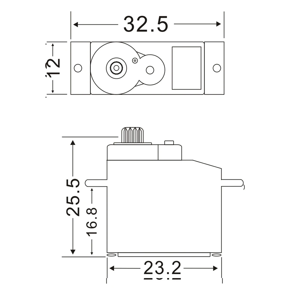 JX Servo PS-1109MG 9G 2.5Kg Hộp Số Kim Loại Analog Servo Kim Loại Bánh Răng Analog Servo MG90S Cho 1/18 Xe RC thuyền Cánh Tay Robot Máy Bay Không Người Lái Helicopte