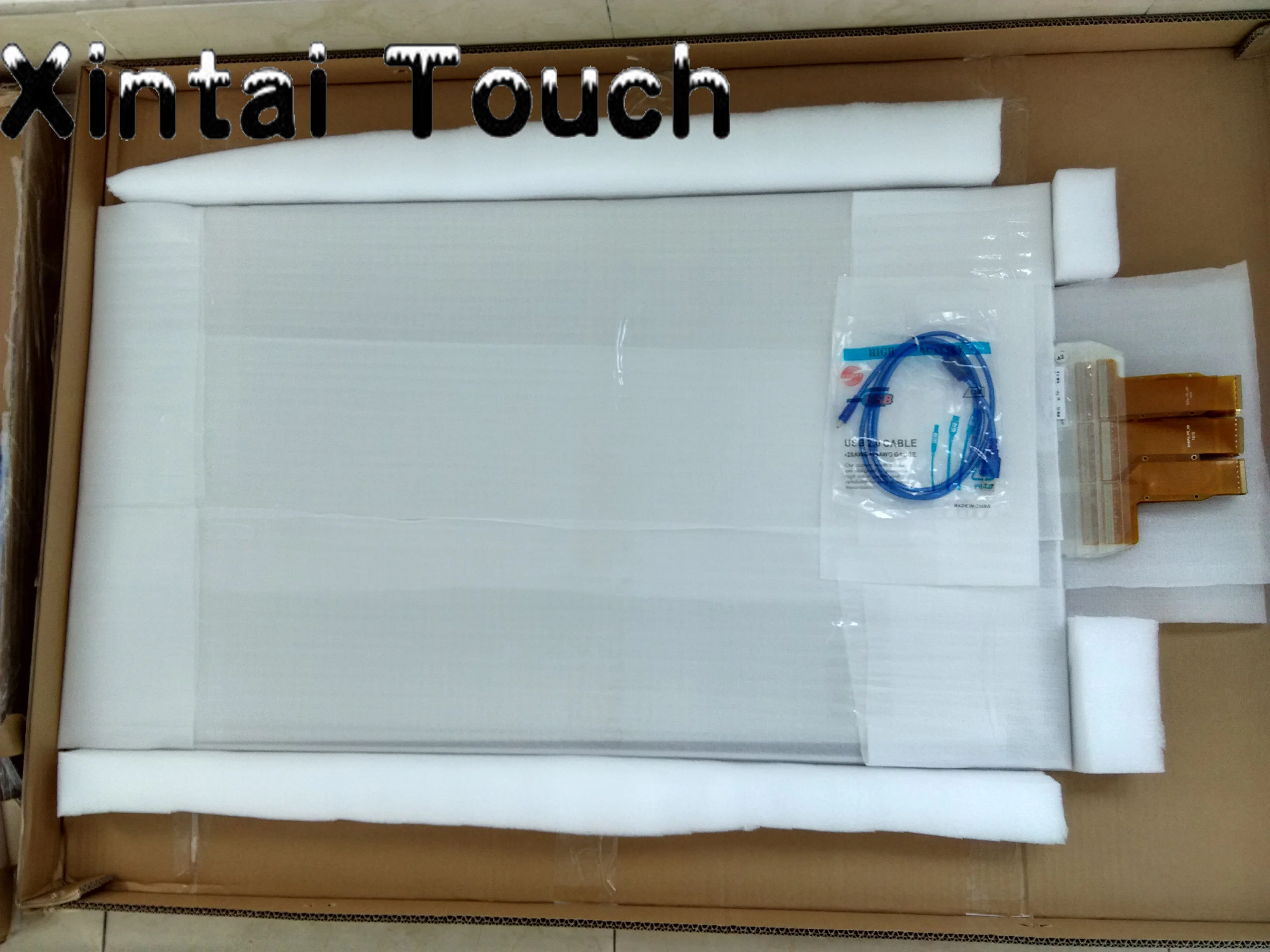 

75" Interactive foil touch screen foil film, 2 points touch film Side Tail touch foil Film with fast shipping