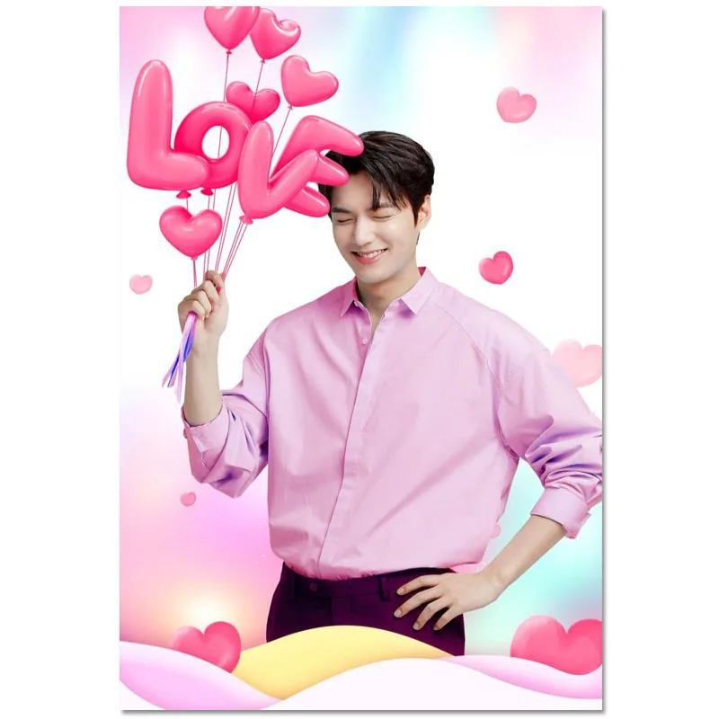 لي مين هو المشارك مخصص قماش المشارك الفن ديكور المنزل قماش نسيج الجدار ملصق طباعة نسيج الحرير 30X45cm40X60cm