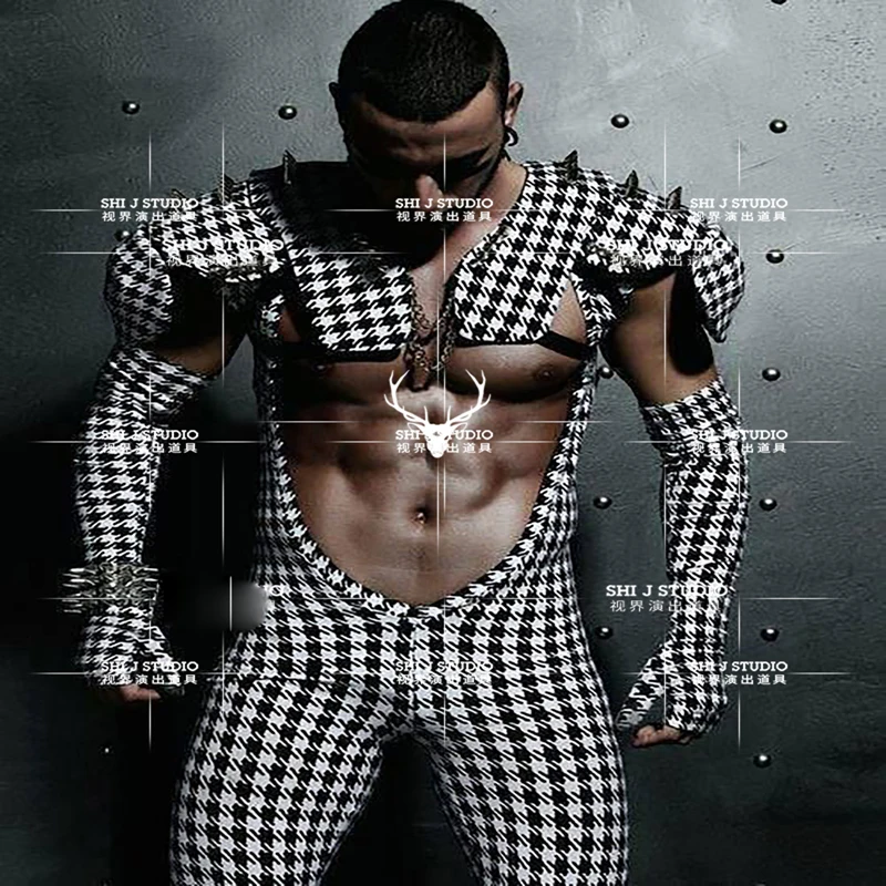 

Custom male gogo dance clothes nightclub bar muscle men stage dance men's costumes