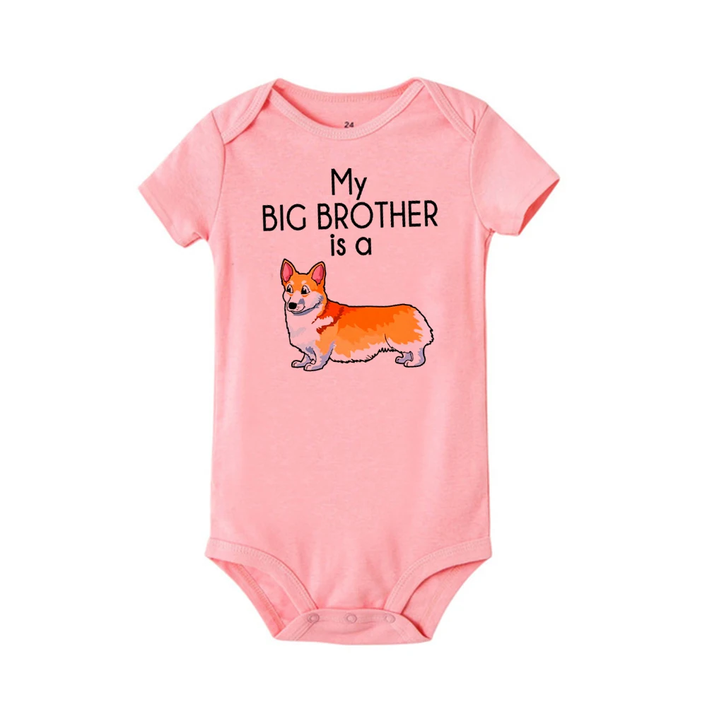 Shiba Inu Baby Bodysuit Dog Baby Clothes Dog Baby Announcement Baby Boy or Girl jumpsuit Pregnancy Announcement New Baby outfit