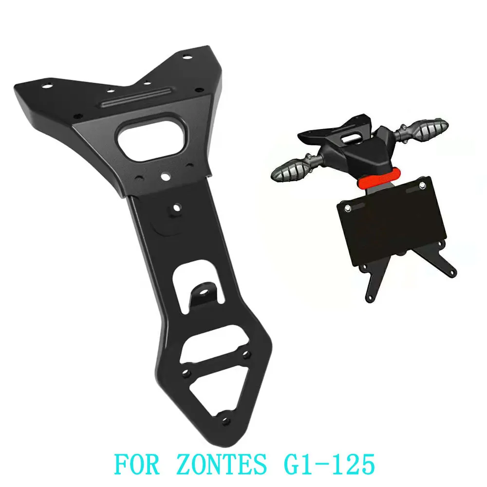 Motorcycle License Plate Holder Bracket Zontes G1 125 Tail Light Bracket For Zontes G1-125 125 G1