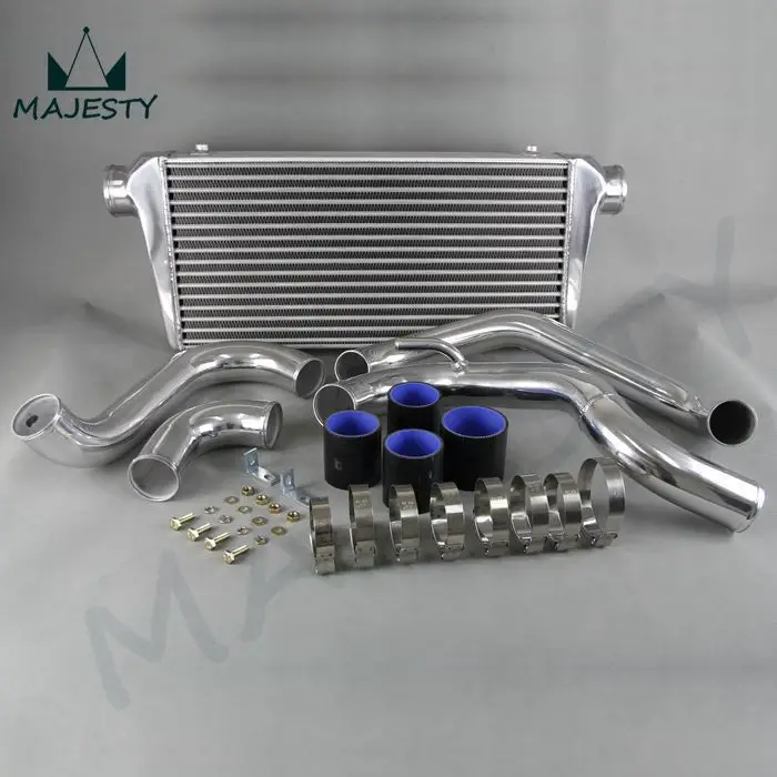 1kit x  FIT FOR NISSAN SILVIA S13 180SX CA18DET FMIC 89-91 Intercooler + Piping Kit  BLACK / RED / BLUE