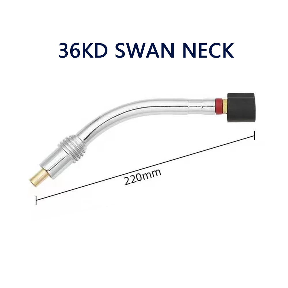 Soplete de soldadura profesional MIG MAG MB, soporte de cuello de cisne, punta de contacto refrigerada por aire, boquilla de Gas, tipo europeo,