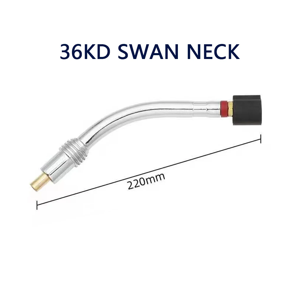 15AK 24KD 36KD profesjonalnego do spawania MIG MAG MB palnik do spawania, chłodzony powietrzem, styk łabędzia szyja uchwyt dysza gazowa typ europejski