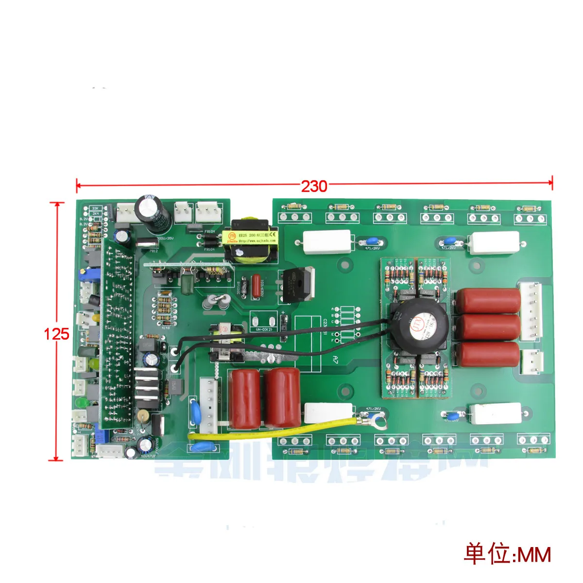 MOS Tube Upper Board Inverter Board With Digital Display Manual Argon Arc Welding TIG WS 200