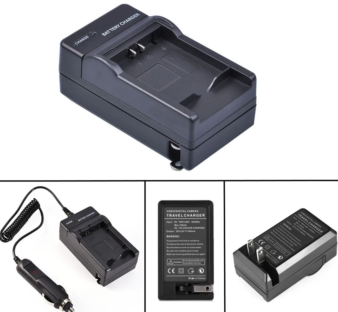 Battery 2-Pack + Charger For Pentax D-LI108, D-LI63 and Pentax Optio L36, L40, LS465, LS1000, M30, M40, M90, M900 Digital Camera