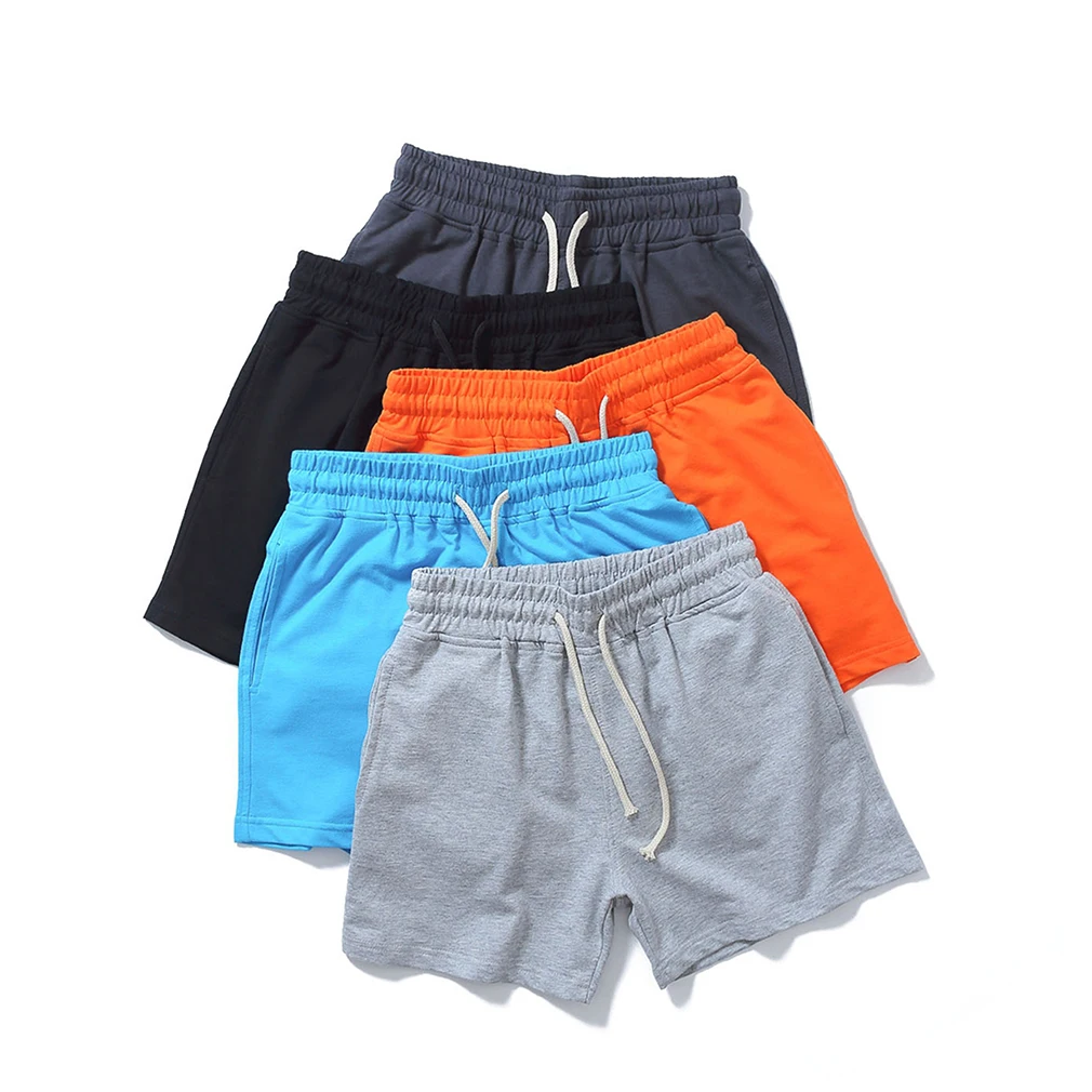 

AIMPACT Sexy Homewear Soild Cotton Men French Terry Shorts Sweat Shorts Gym Athletic Running Jogging Sports AM2351