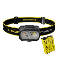 NITECORE UT27 Dual Beam Fusion Elite Headlamp Max Output 520 lumens Headlights with Rechargeable Battery for Hiking , Running