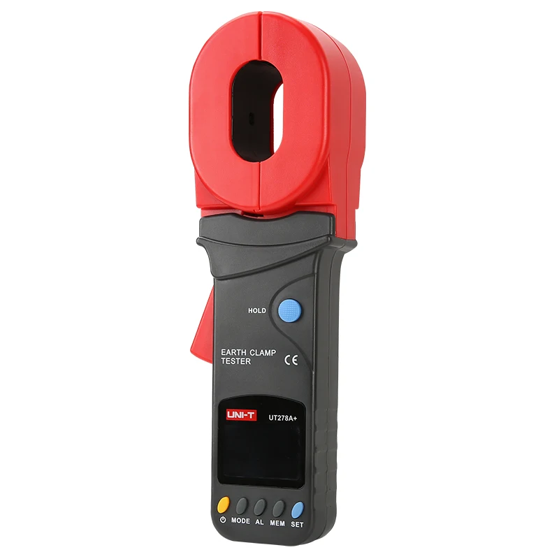 UNI-T UT278A+ Ground Loop Resistance Tester Digital Display Clamp Earth Ground Testers,Jaw Leakage Current Detector.