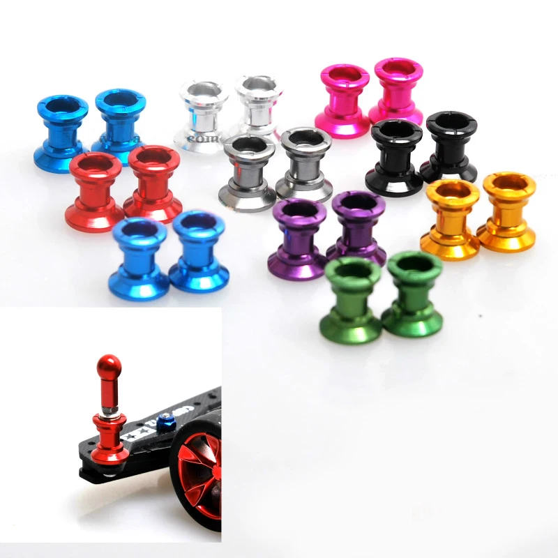 RFDTYGR Double Aluminum Rollers(9-8mm) Self-made Parts For Tamiya Mini 4WD Colored Double Aluminum Rollers(9-8mm) 15403/94966