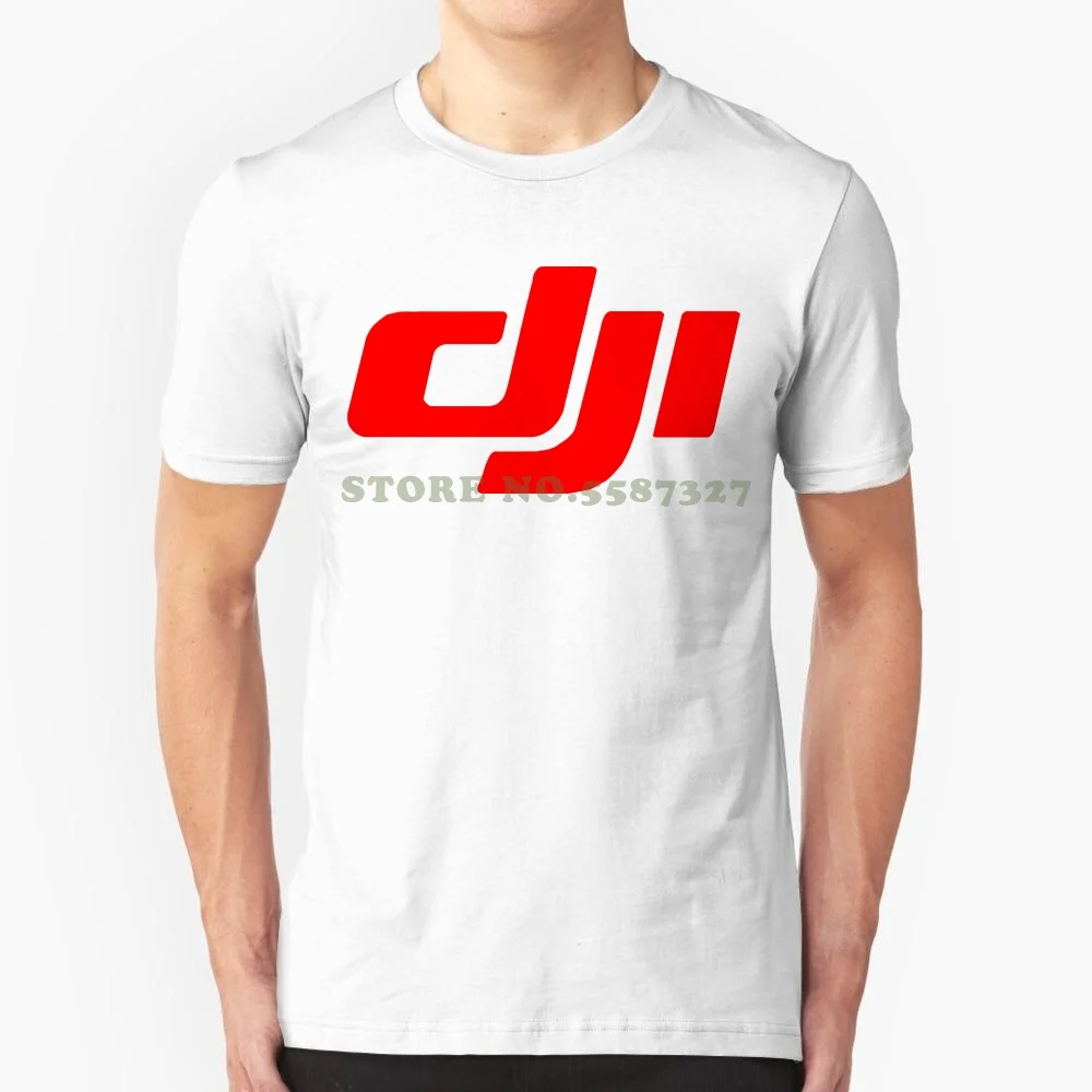 Summer Dji Professional Pilot Drone Men's Cotton T Shirt Harajuku Black Casual Print Plus Size S 3xl O Neck Tops Tees Shirts