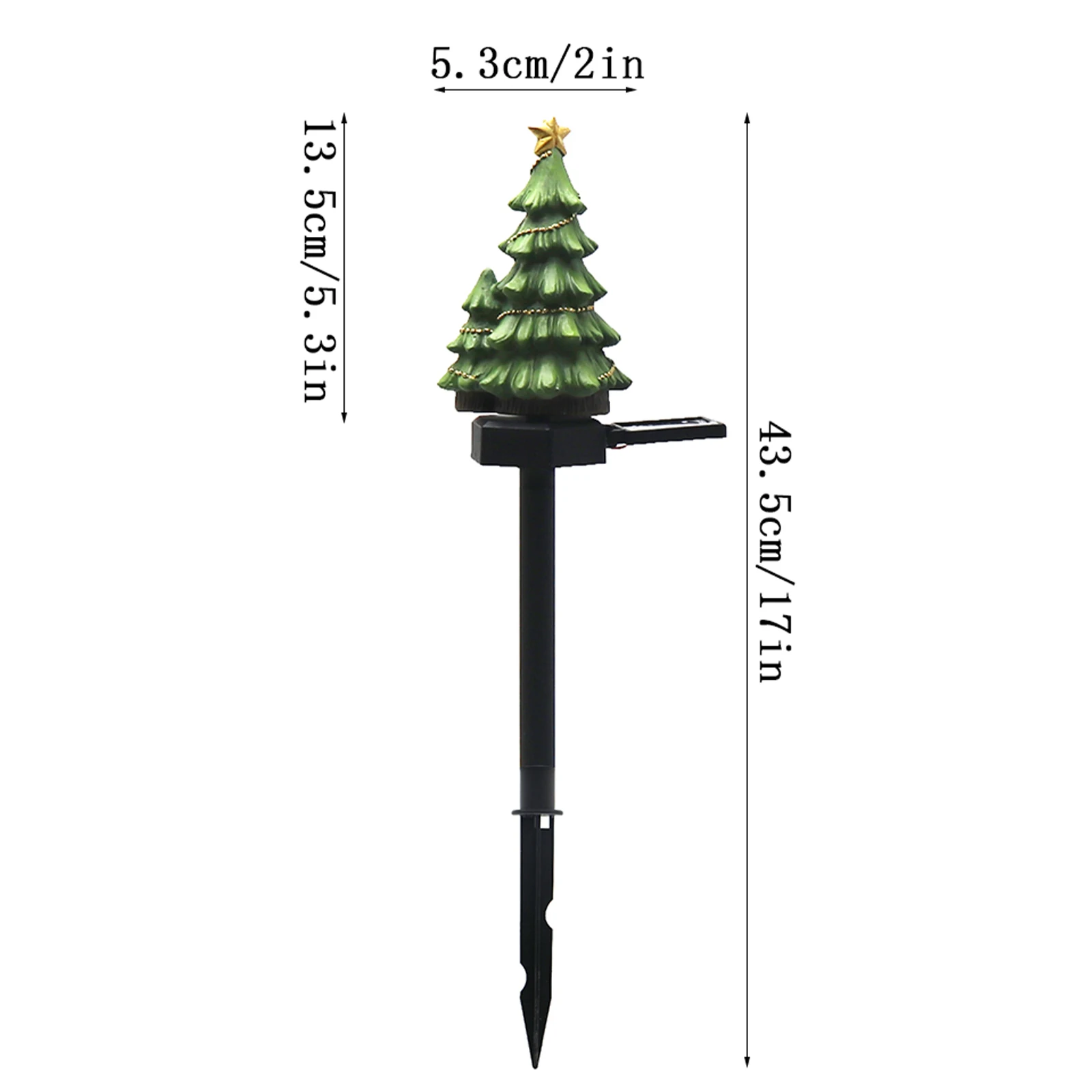 Lampe solaire LED imperméable en cristal, conforme à la norme IP44, éclairage de jardin, arbre de noël, piquet, féerique, éclairage de paysage