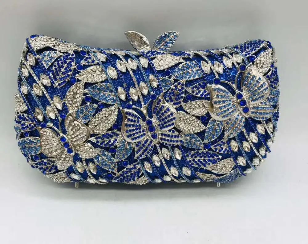 

Новое поступление Серебряный Кристалл Цветочный клатч стразы цветок вечерний клатч женская металлическая жесткая коробка вечерние сумочки Свадебный Кошелек