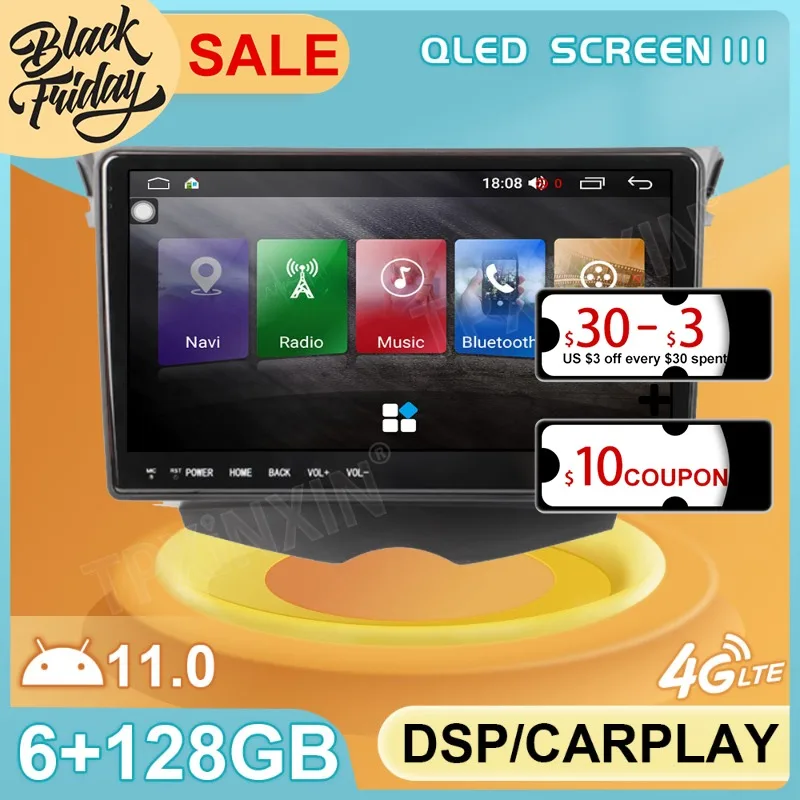 

Android 11.0 6G+128GB For Hyundai Veloster 2011 - 2015 Car GPS Navigation Carplay Auto Radio Stereo Multimedia Player Head Unit