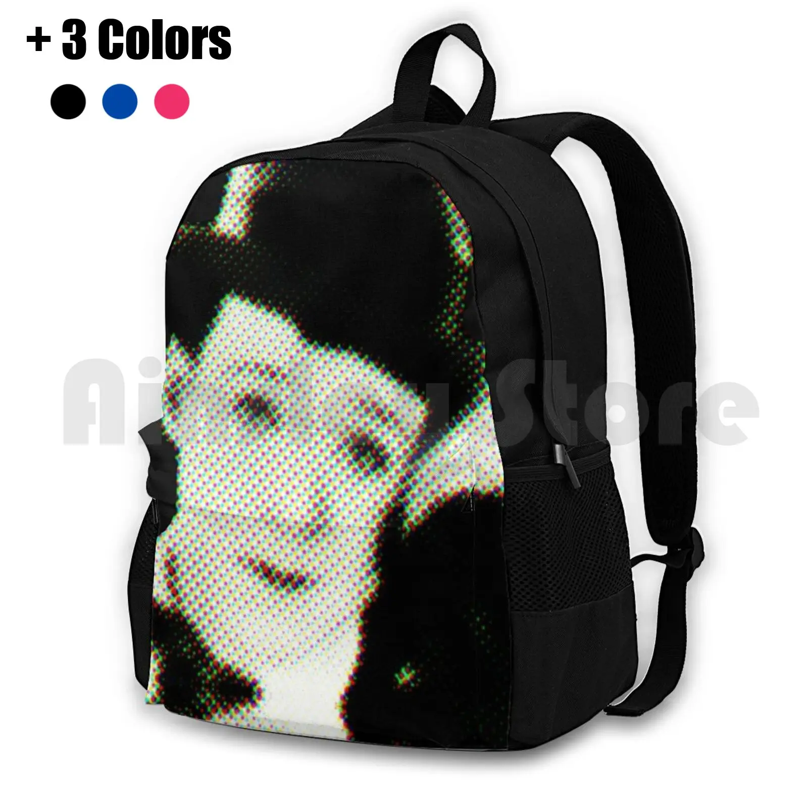 Harry Langdon-Pop Art Outdoor Hiking Backpack Waterproof Camping Travel Silvent Movies Comedy Movies Slapstick Harry Langdon