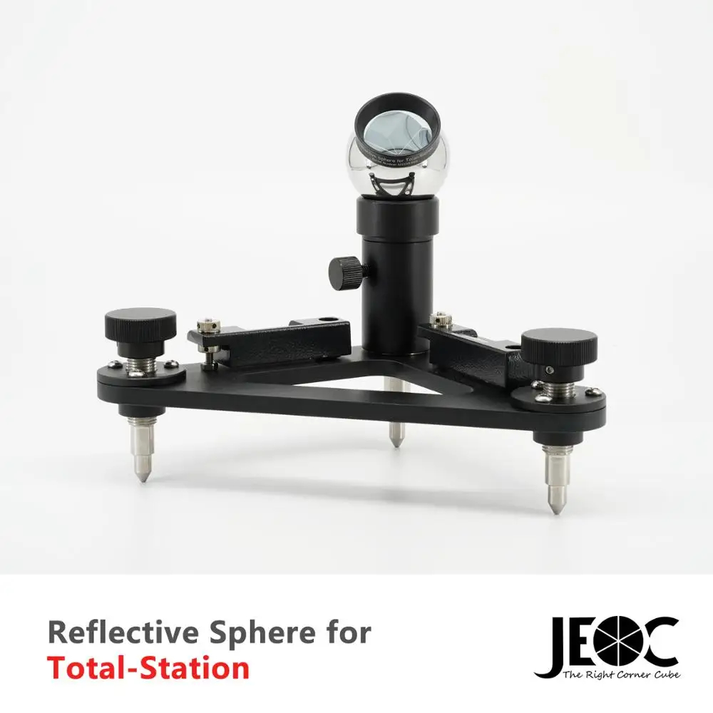 JEOC Spherical Monitoring Prism Set with Accurate Tribrach, for Total station, Land Surveying Equipment Accessories