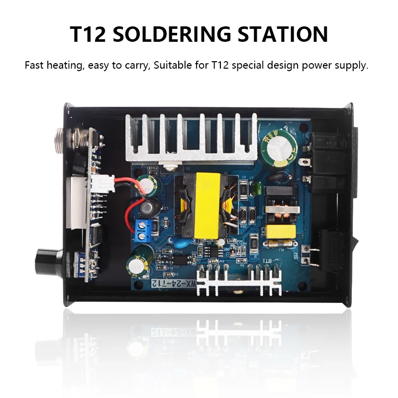 Ferro de solda eletrônico t12 1.3 polegadas, estação digital, ponta de ferro de solda, ferramentas elétricas, pontas de solda, controle de temperatura