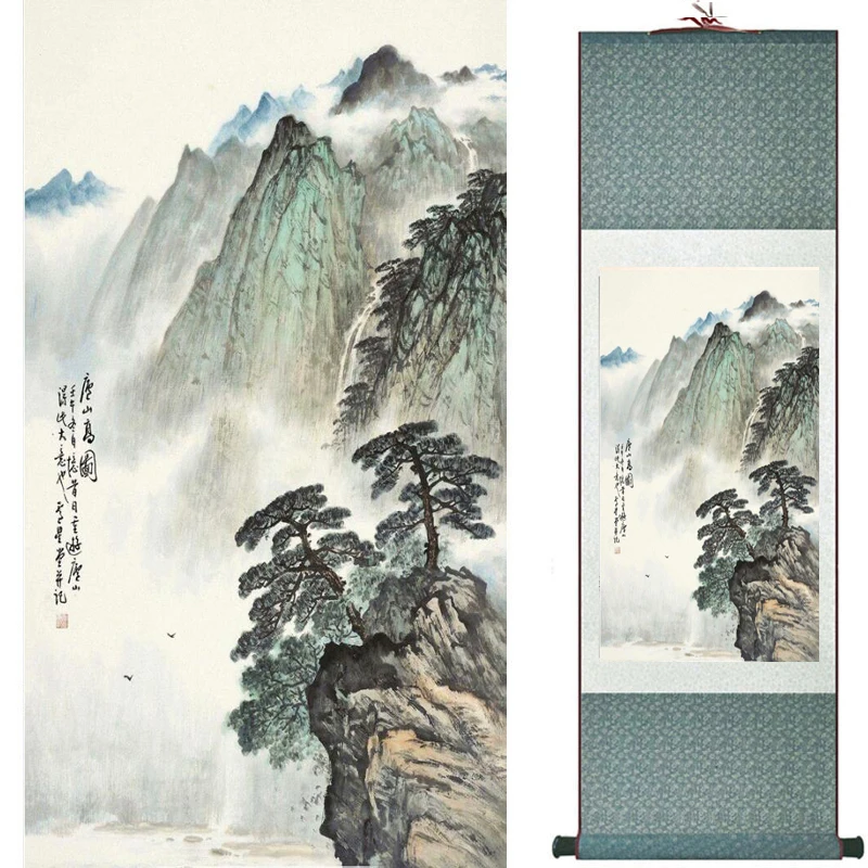 

old fashion painting landscape art painting Chinese traditional art painting China ink painting20190813039