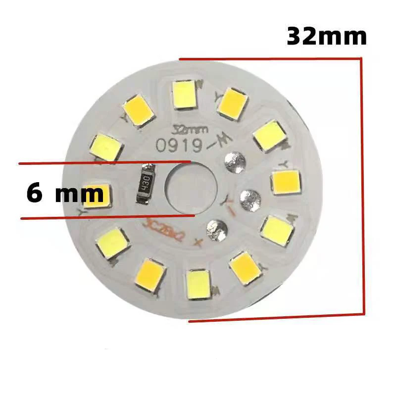 DALCAN 1PC DC 5V LED 조명 온라인 터치 스위치 디밍 컨트롤러 2 미터 라인 3W 3 색 라이트 보드 32MM.