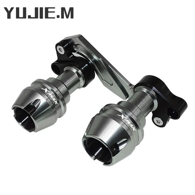 For YAMAHA XMAX300 XMAX 300 accessories Front Fork Wheel Fall Muffler Pipe Frame Protection Frame Slider Anti Crash Protector