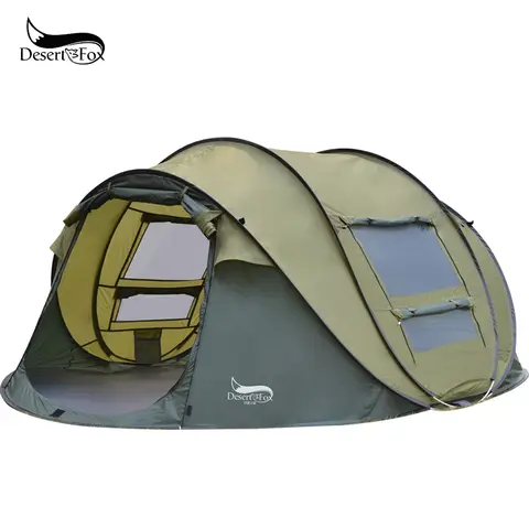 Automatic 3-4 Person Camping Tent Desert&Fox