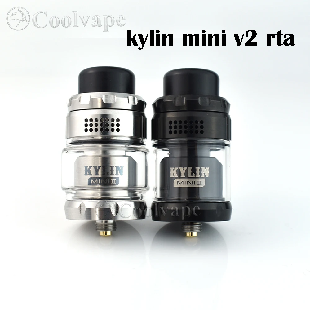 Kylin Mini V2 RTA Atomizer 316ss 3ml/5ml capacity 24.4mm Top honeycomb airflow airflow intake adjustable Rebuildable vape Tank