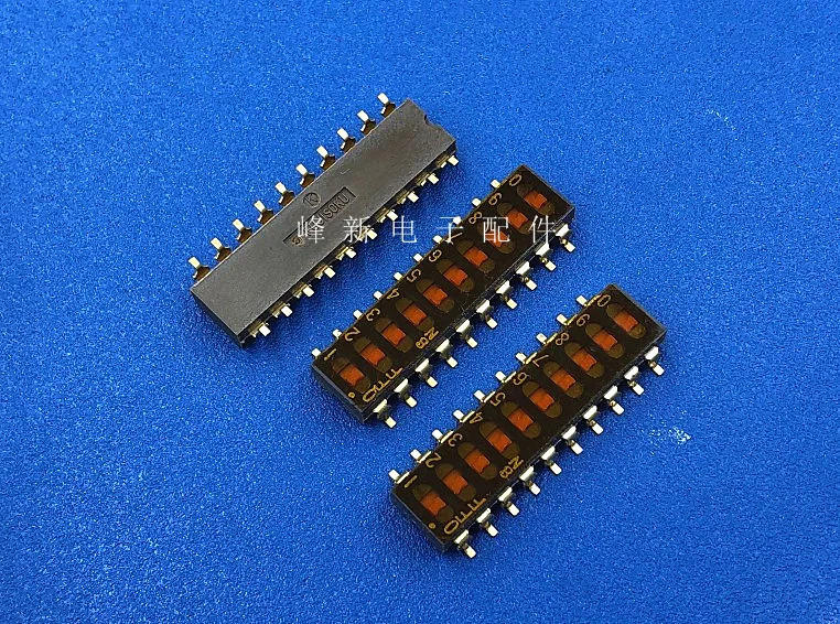 Sms 710 Japanse Smd 10-Digit Dial Code Schakelaar Type Sleutel Wijzerplaat Code Schakelaar Platte Wijzerplaat 2.54Mm