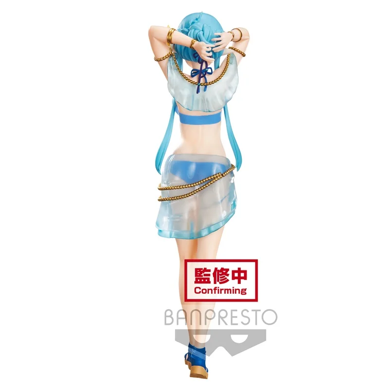 Judai 22cm Original Banpresto Sword Art Online ALO Yuuki Asuna Elf Swimsuit Anime SAO PVC Action Figure Model Doll Toys