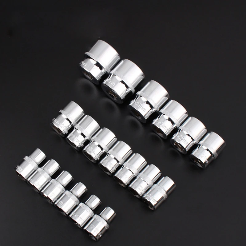 1/2 "12 Điểm Ổ Cắm Bit Ratchet Cờ Lê 12pt Vuông Ổ Gương Ổ Cắm 12 Góc Hoa Mận Tay Tay bộ Dụng Cụ 8-32Mm