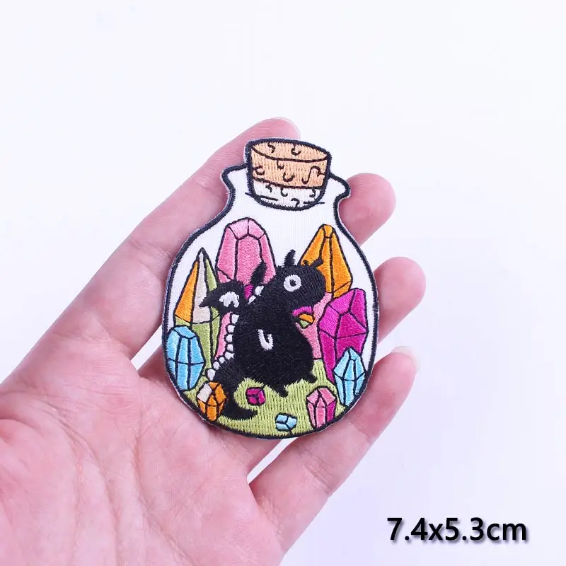 Cute Cat Patches For Clothing Cartoon Dinosaur Iron On Patches On Clothes Cheap Cloth Patch Duck Patches For Clothes Stickers