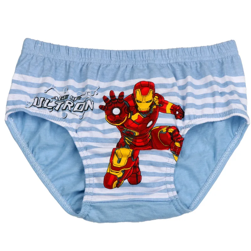 Anime Figure 5pcs/ Box Boy Children\'s Panties Captain Print Underwear Cartoon Iron Shorts Kids Spider Briefs Cotton Panties Gift