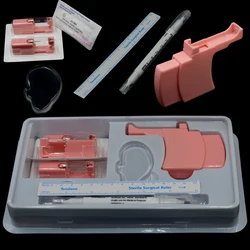 Instrument Box Piercing Gun Starter Kit with Dolphin Mishu 316L Stainless Steel Ear Stud Dispossable Sterile Piercing Stud  Set