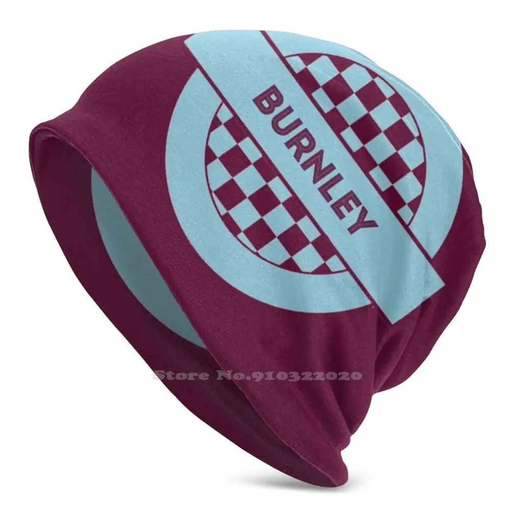 Burnley 70'S Retro 4D Print Cap Fashion Outdoor Beanie Burnley Fc Burnley Football Club Turf Moor Claret And Blue Lancashire