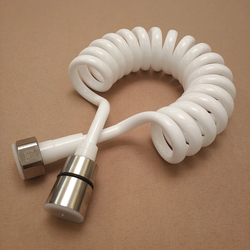 1.5m/2m/3m Shower Pipe Telephone line Toilet Bidet Hose PU Bathroom Spring Flexible Show Hose For Toilet Hose Toilet Bidet Spray