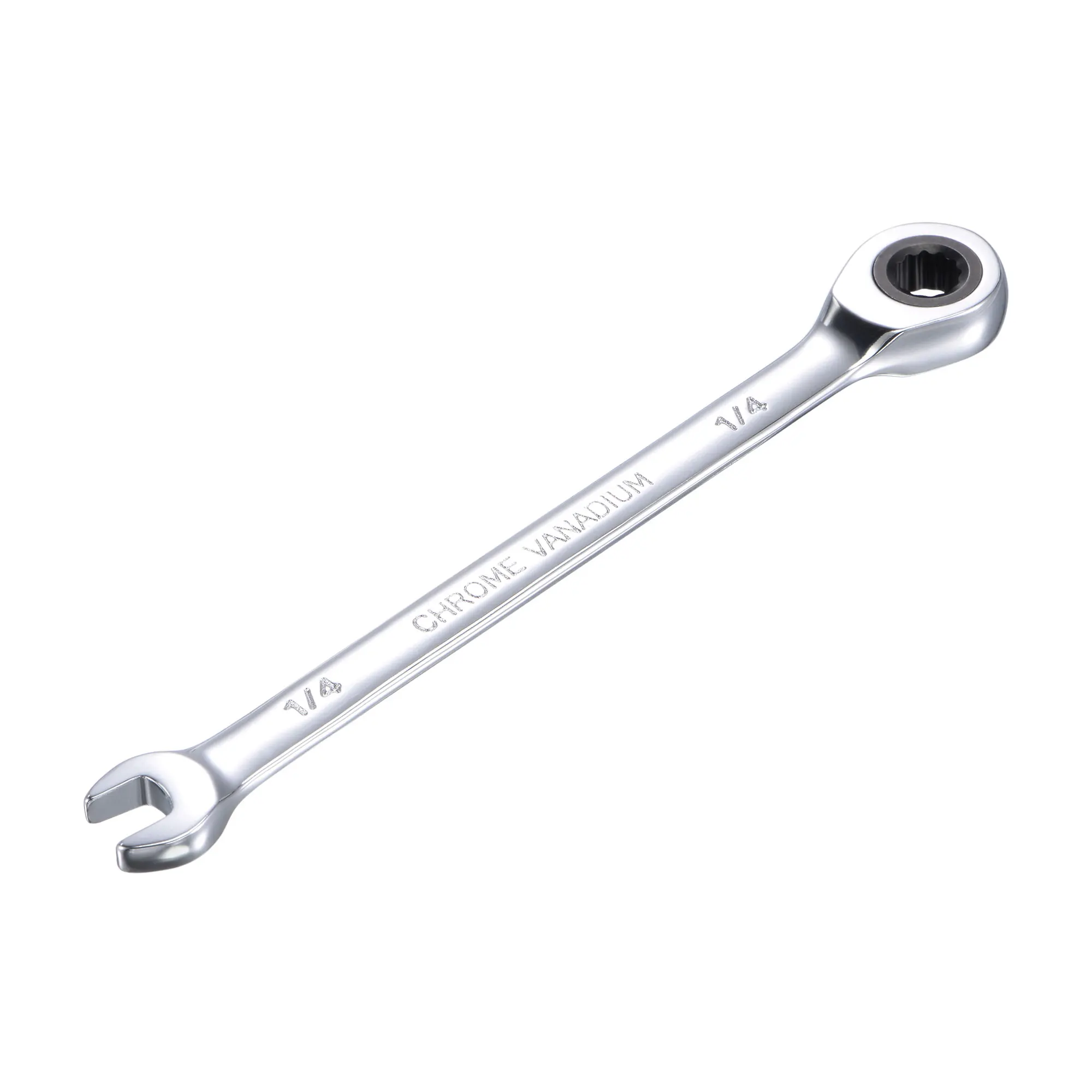 Uxcell Combination Ratchet Wrench with Keys Gear Ring Reversible Wrench Spanner Car Auto Repair Hand Tool HRC 43-48