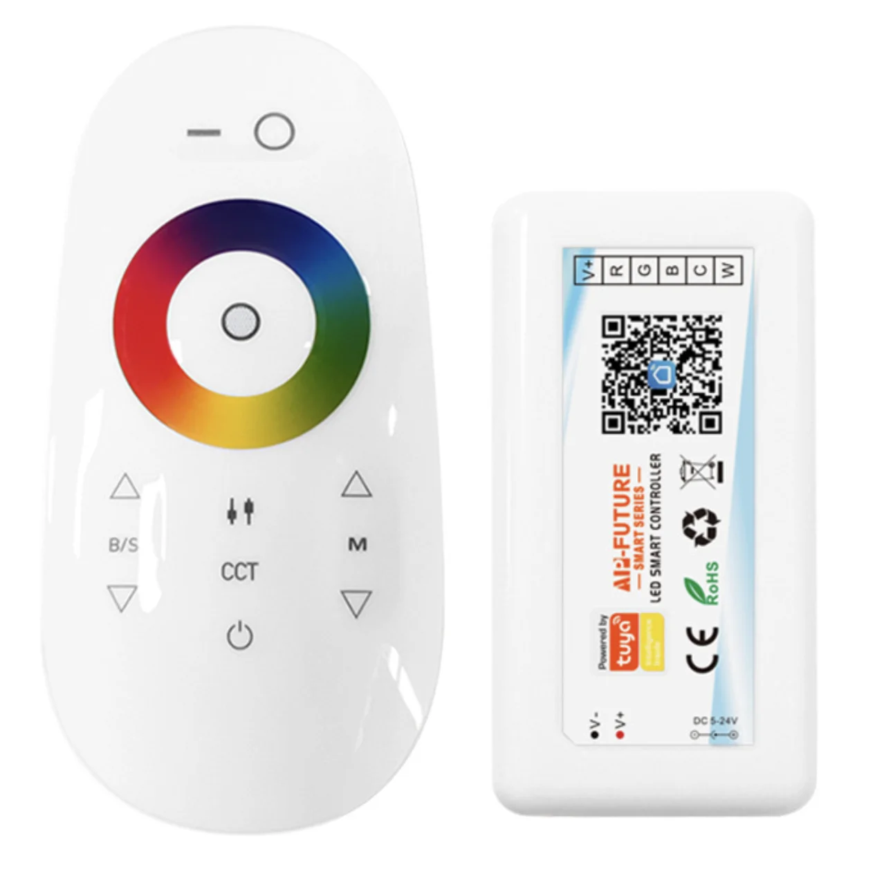 5set a lot,  DC5-24V, Tuya wifi led remote controller, voice control, mobile for RGB, RGBW, RGB CCT, CCT, Single color LED Strip