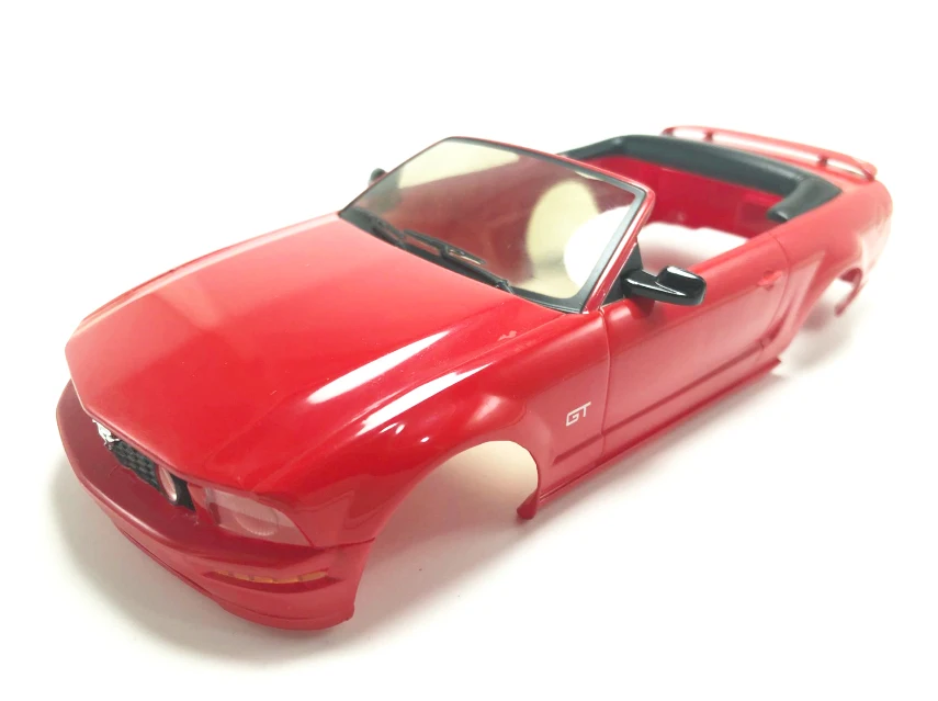 Mustang Convertible Car Body Shell 98mm Wheelbase for 1:28 RC Car Mini-Q Mini-Z Iw02 AWD MR02 MR03 iw04m Kyosho