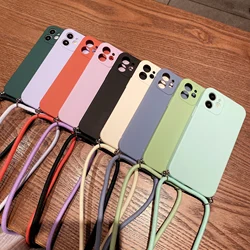 Strap Phone Case for Samsung Galaxy, Lanyard Case for Samsung Galaxy A21S, A40, A20e, A51, A71, A12, A10, A20S, A50, A70, A3, A5
