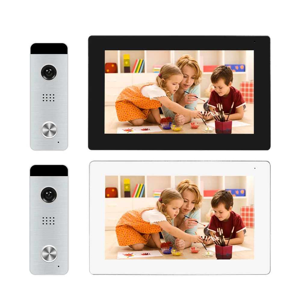 Joytimer Home Tuya Smart Video Intercom System 720P AHD Full Touch Screen Video Door Phone 130° Super Wide-Angle Camera