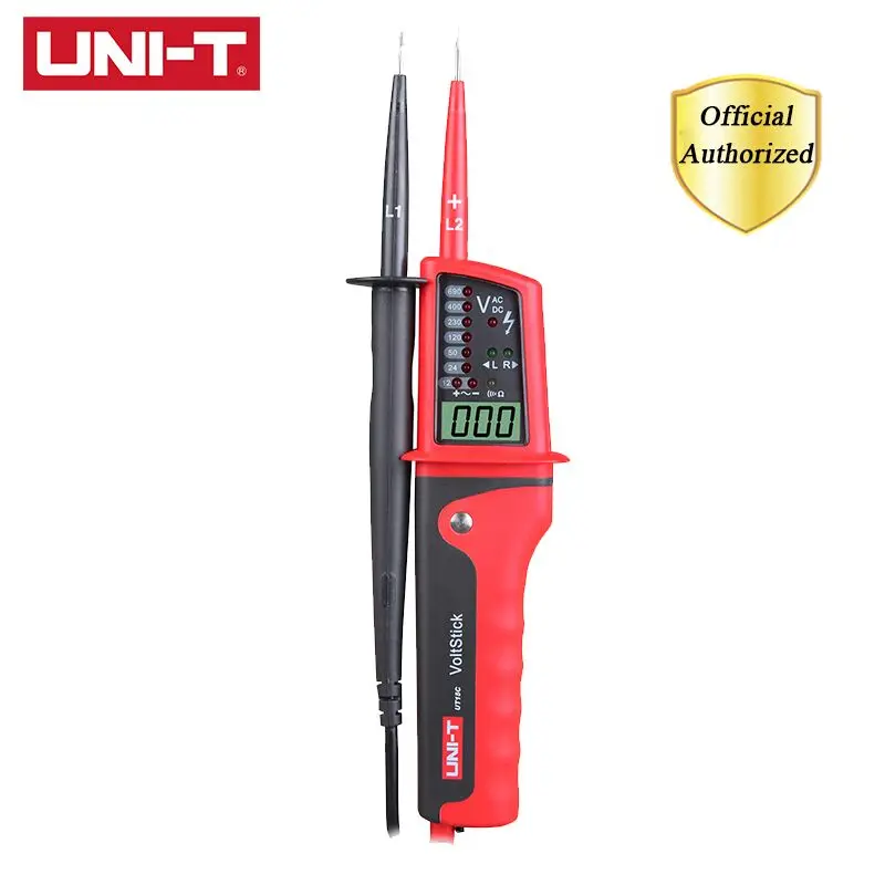 UNI-T UT15B/UT15C Penna Tester di Tensione Digitale Beeper ED Indicatore Impermeabile AC DC Voltmetro Gamma Automatica Continuità Volt Tester