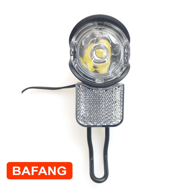 Faro LED de 6V para bicicleta, linterna de cabeza para Bafang, piezas de montaje de Motor, accesorios para bicicleta eléctrica