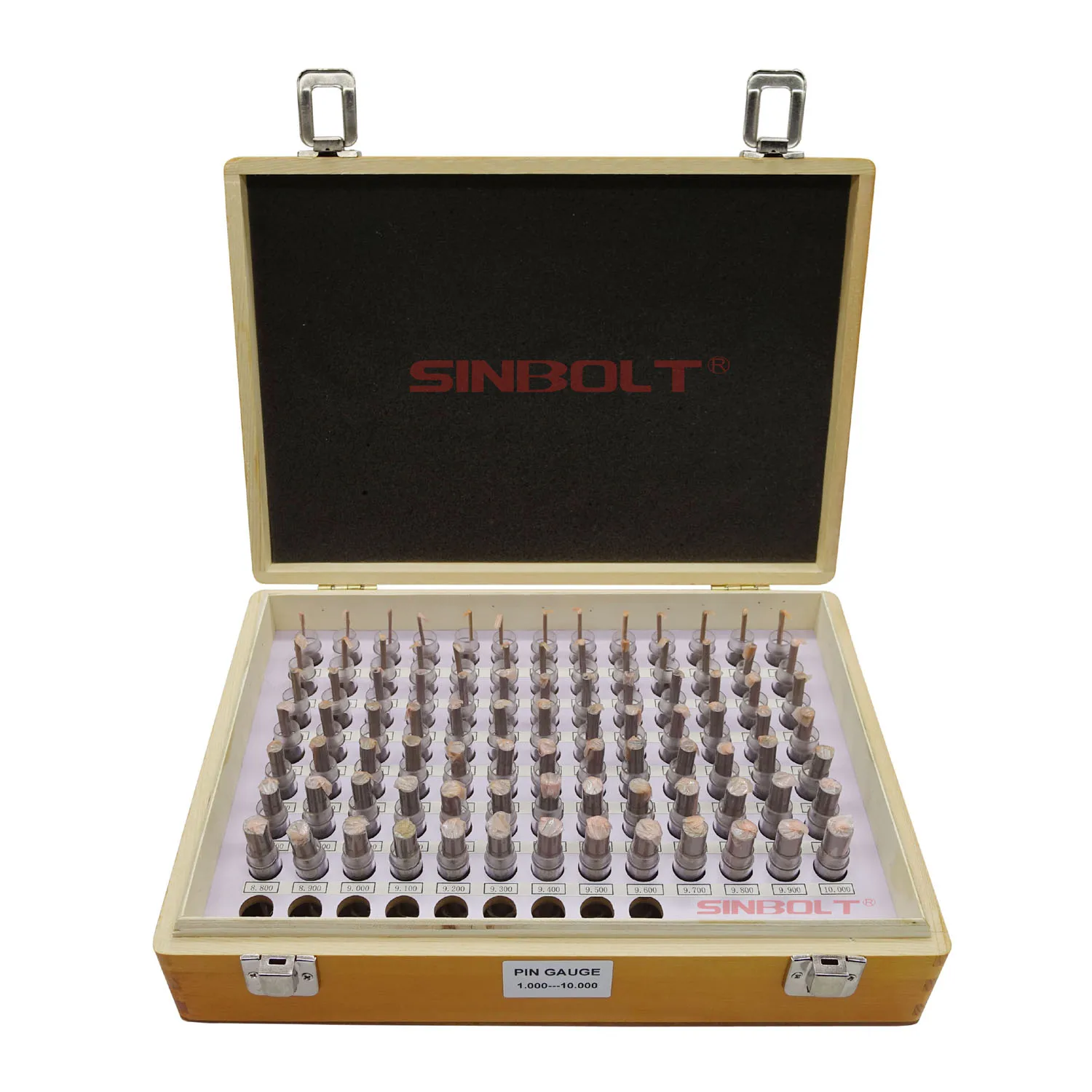 1.000mm--10.000mm, Pin Gauge Set (Step: 0.01,91pcs),Fast Delivery!