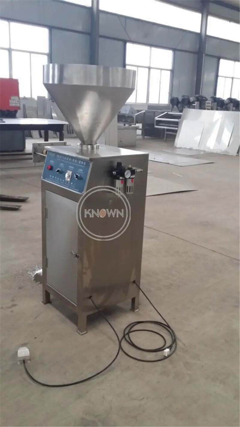 Electric Sausage Production Line Automatic Pneumatic Sausage FillerTwisting Machine