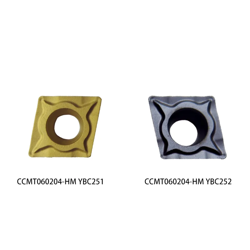 10PCS CCMT060204 CCMT09T308 CCMT120404 HM YBC251 YBC252High Quality Carbide Inserts Internal Boring Plate Turning TOOL for Steel