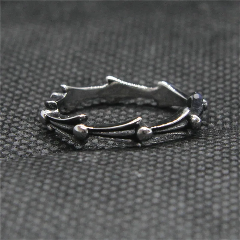 1pc Support Dropship Size 6-12 Unisex Fashion Ring 316L Stainless Steel Jewelry Bone Cool Ring