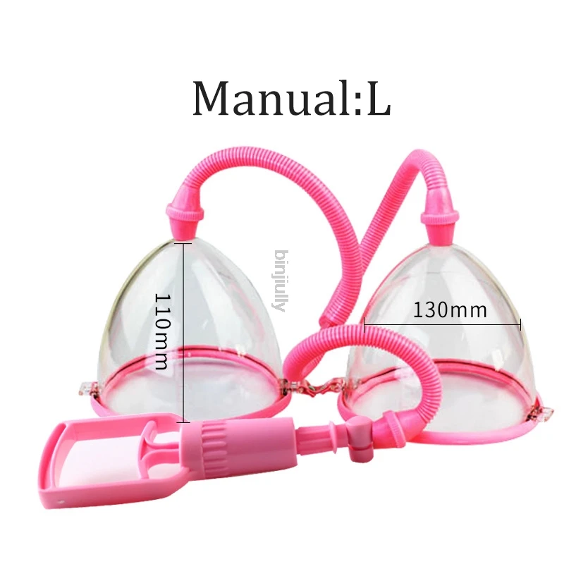 Vacuum Suction Cup Women Breast Enlarge Pump Magnetic  Therapy Set Breast Enhancement Tools K0521