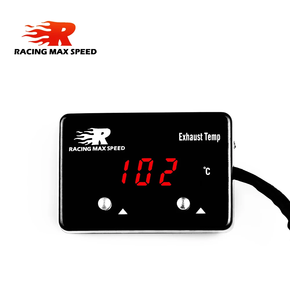 Car Exhaust Temp Gauge Digital Gas Meter with Sensor for 4WD Hilux Patrol EGT, Turbo, High Accuracy, Real-time Monitoring