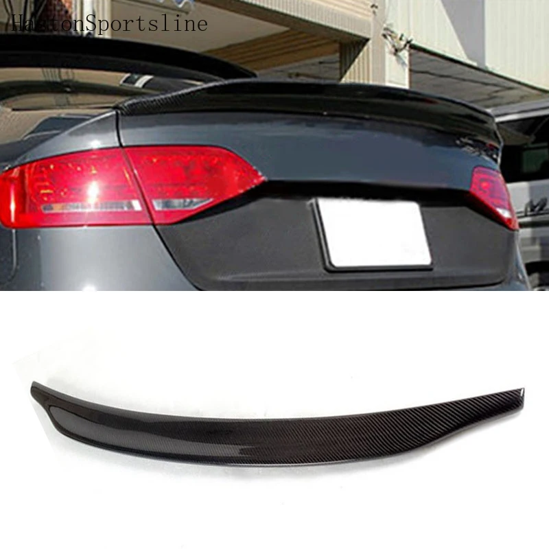 

A4 B8 Sedan Modified C Style Carbon Fiber Rear Luggage Compartment Spoiler Car Wing for Audi A4 2009 2010 2011 2012